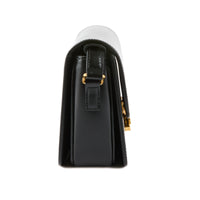 CELINE - Sac bandoulière Teen Triomphe cuir noir - Handbag