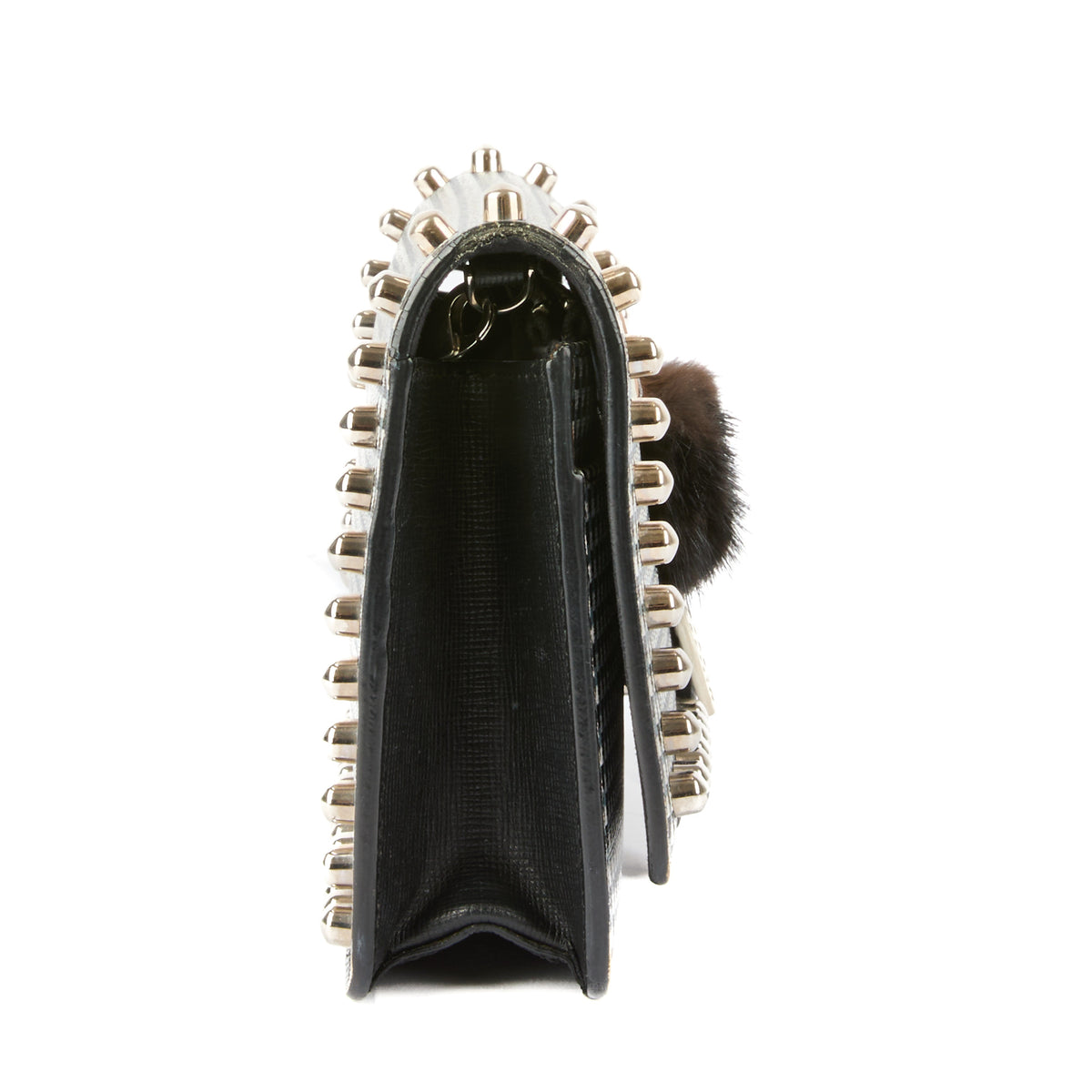 FENDI - Sac Wallet On Chain Karlito cuir et stud - Handbag