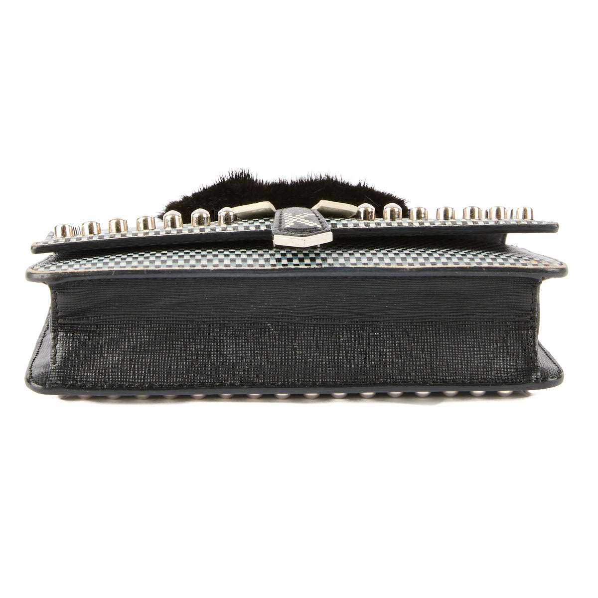 FENDI - Sac Wallet On Chain Karlito cuir et stud - Handbag