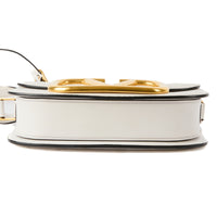 VALENTINO - Sac bandoulière Supervee cuir blanc - Handbag