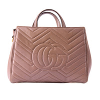 GUCCI - Pink GG Marmont tote bag