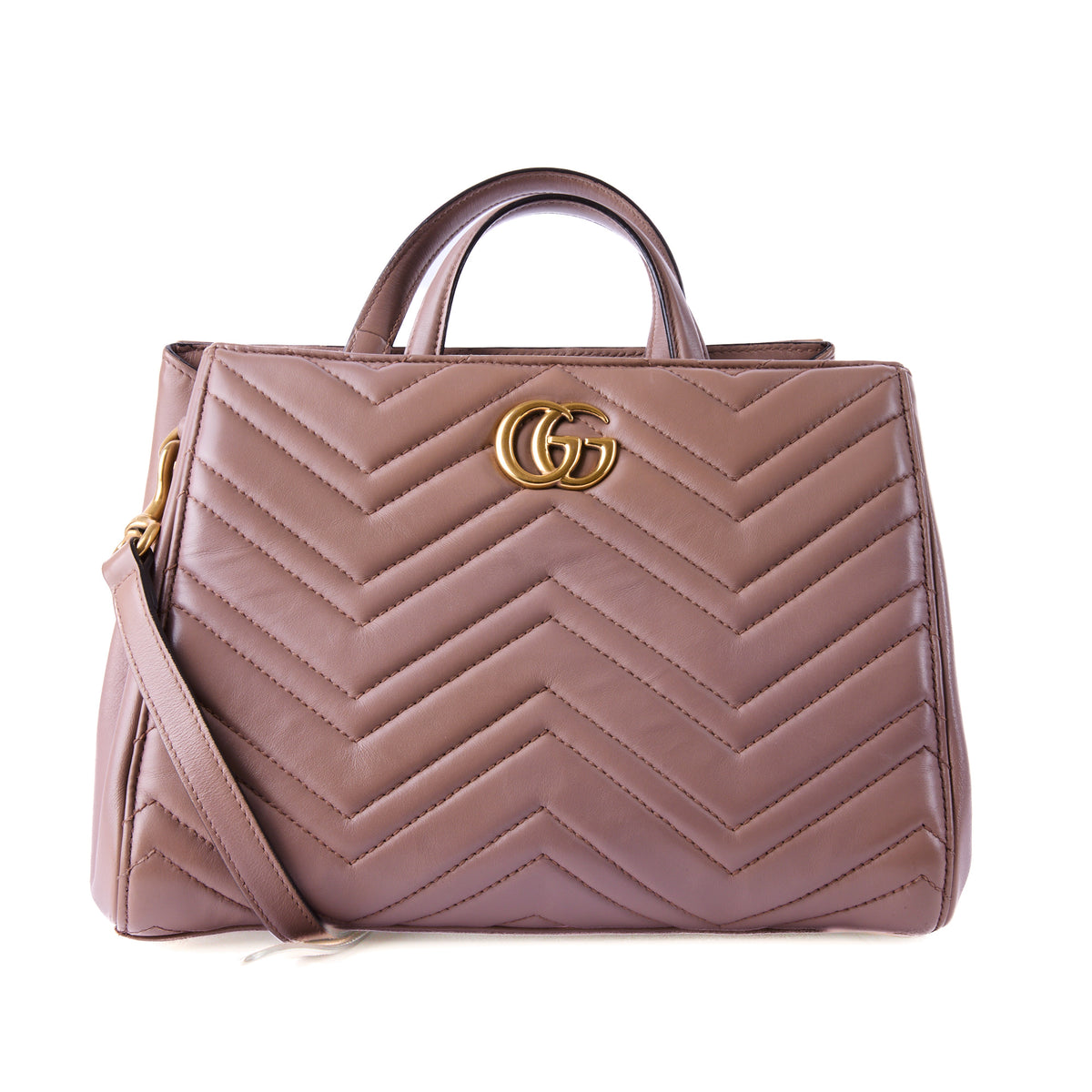 GUCCI - Pink GG Marmont tote bag