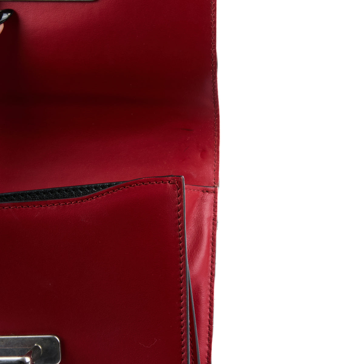 PRADA - Red and black Cahier bag