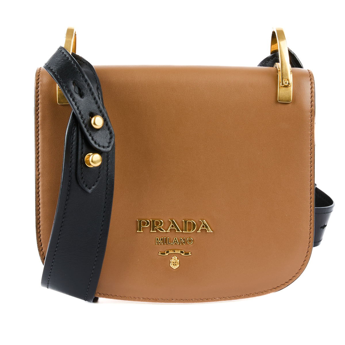 PRADA - Sac Pionnière cuir marron