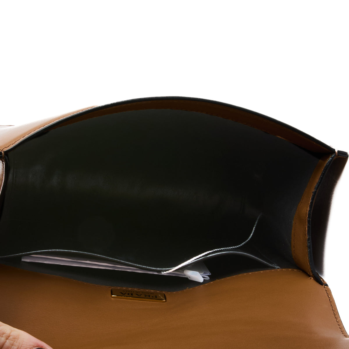 PRADA - Sac Pionnière cuir marron