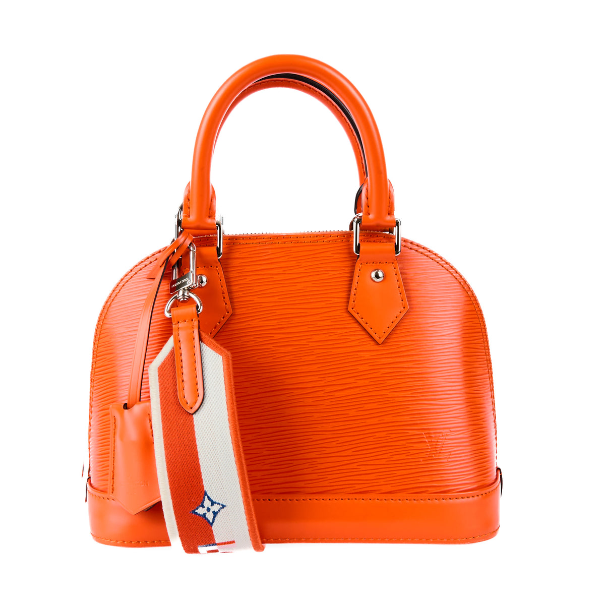 LOUIS VUITTON - Sac BB Alma cuir épi orange