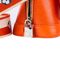 LOUIS VUITTON - Sac BB Alma cuir épi orange