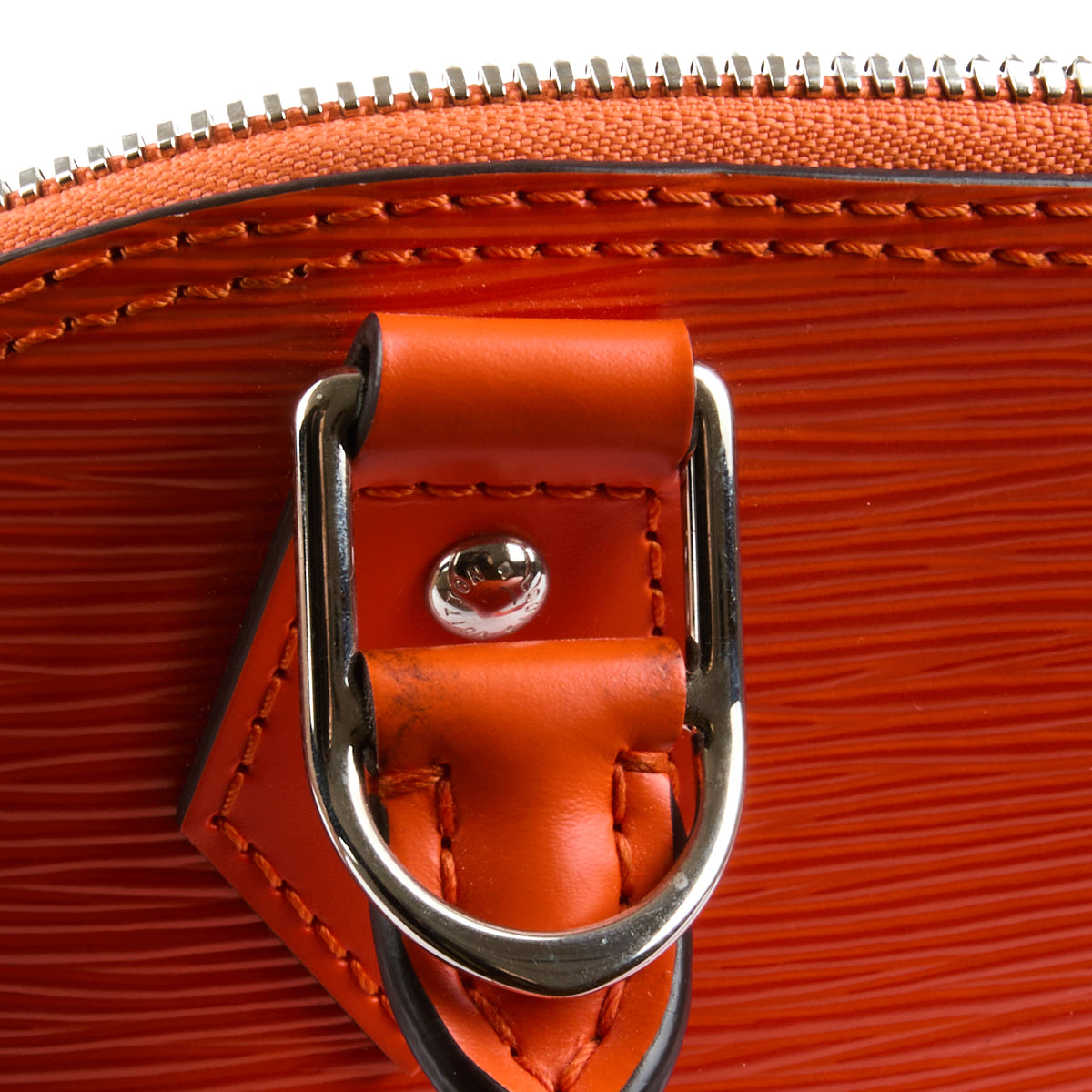 LOUIS VUITTON - Sac BB Alma cuir épi orange