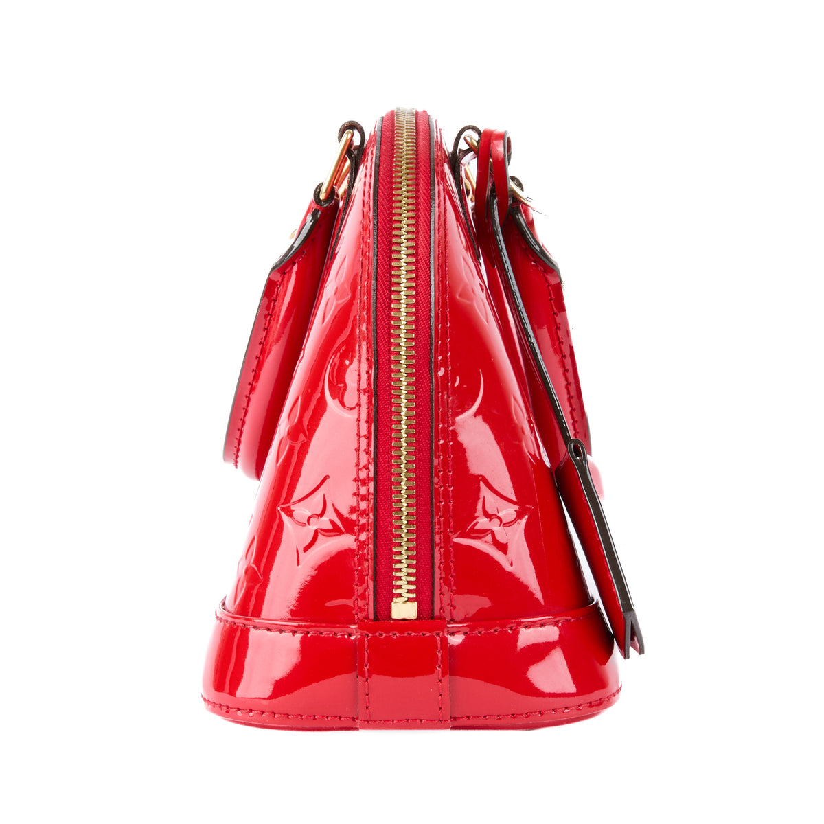 LOUIS VUITTON - Red vernis Alma BB bag
