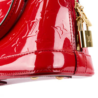LOUIS VUITTON - Red vernis Alma BB bag
