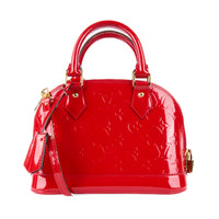 LOUIS VUITTON - Red vernis Alma BB bag