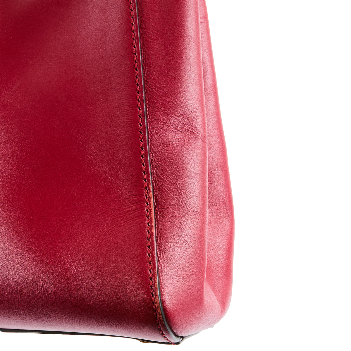 FENDI - Medium Peekaboo bag in red leather