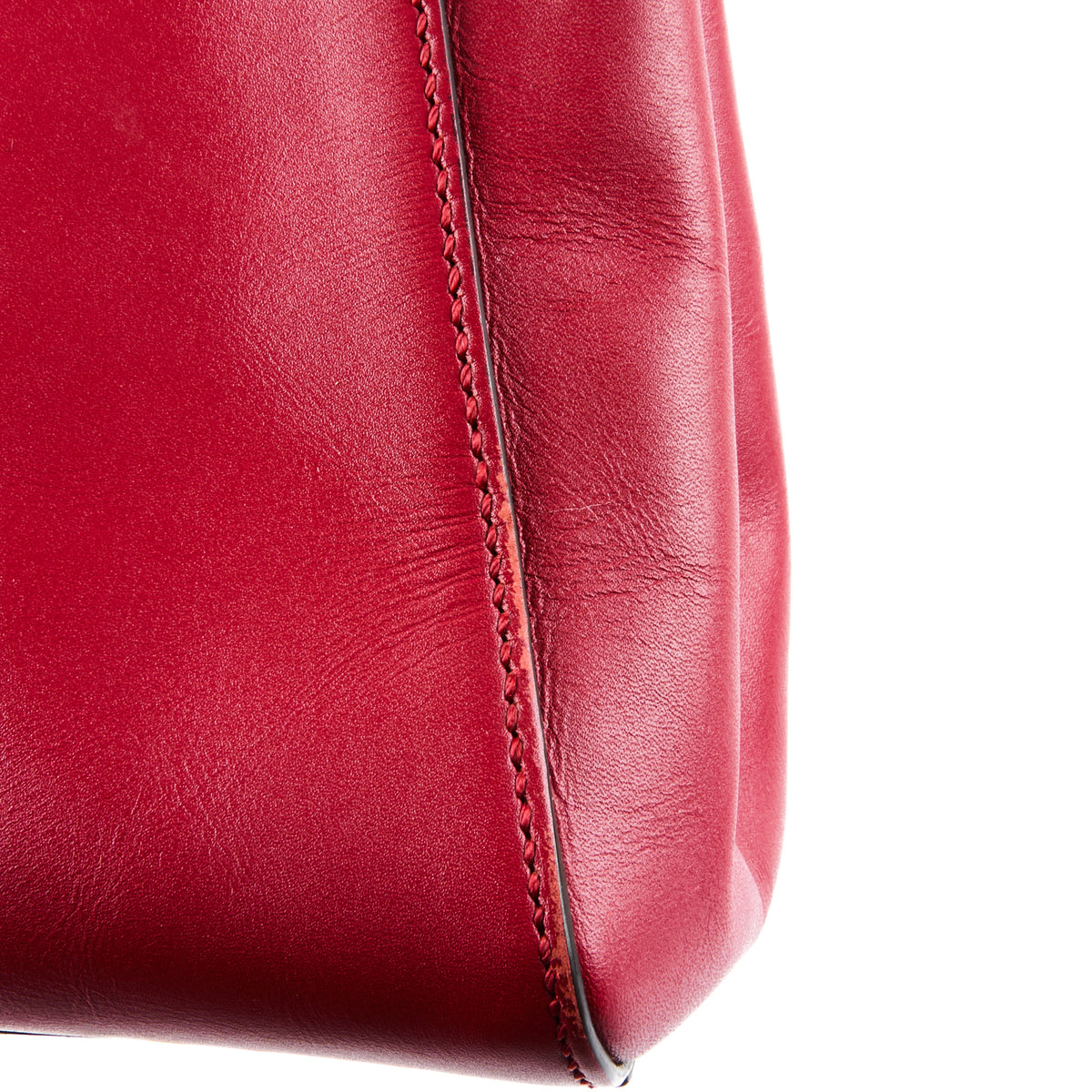 FENDI - Medium Peekaboo bag in red leather