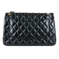 CHANEL - Classic Jumbo Bag in black lambskin
