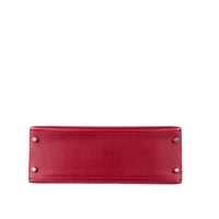 HERMES - Sac à main Kelly 32 cuir Epsom Rouge Grenat - Handbag