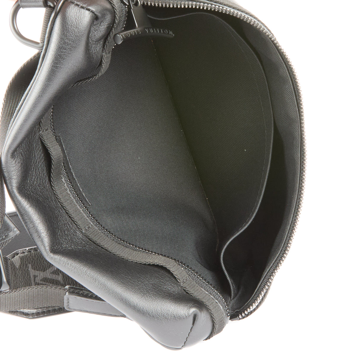 LOUIS VUITTON - Camera crossbody bag in black leather - Handbag