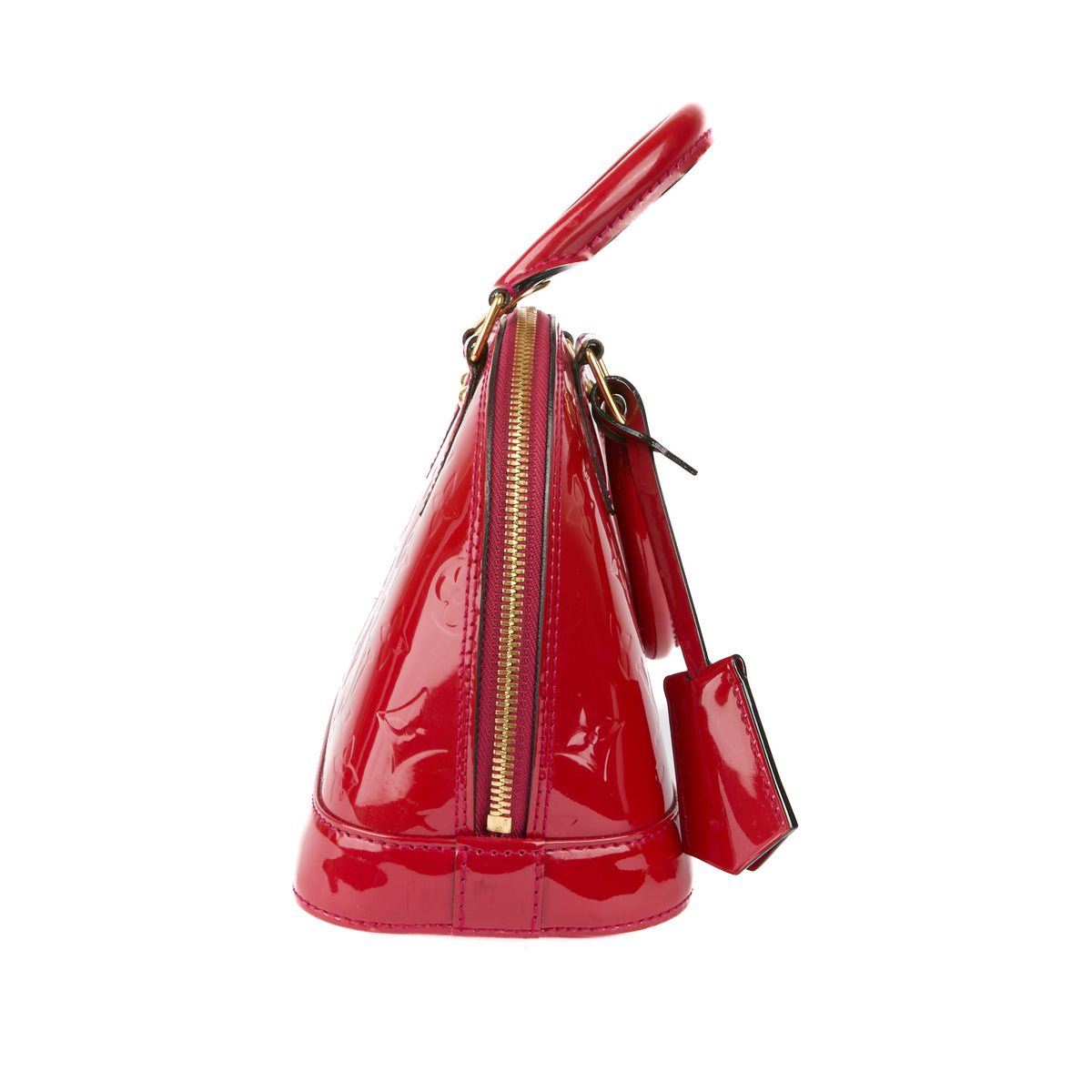 LOUIS VUITTON - BB Alma red patent leather handbag - Handbag