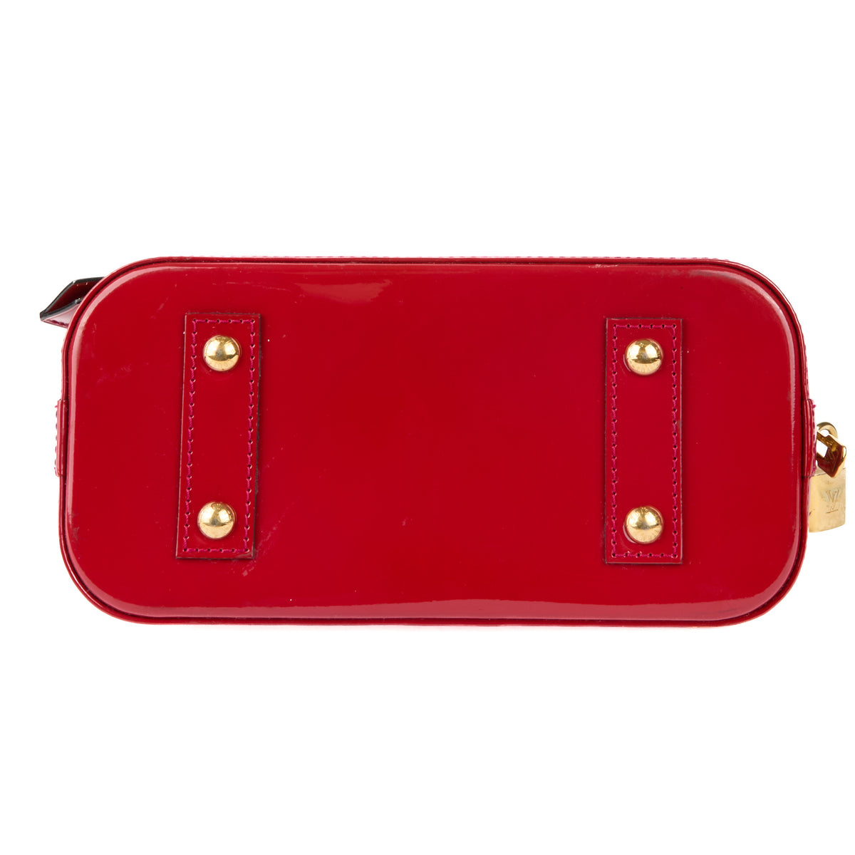 LOUIS VUITTON - BB Alma red patent leather handbag - Handbag