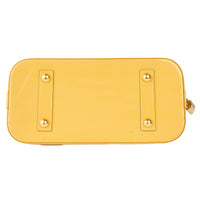LOUIS VUITTON - Sac à main Alma PM cuir vernis jaune - Handbag