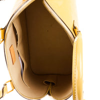 LOUIS VUITTON - Sac à main Alma PM cuir vernis jaune - Handbag
