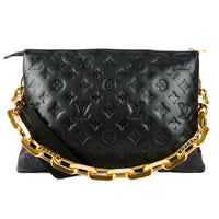 LOUIS VUITTON - Coussin PM crossbody bag in black leather - Handbag