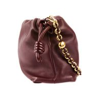 LOEWE - Flamenco Burgundy Leather Crossbody Bag