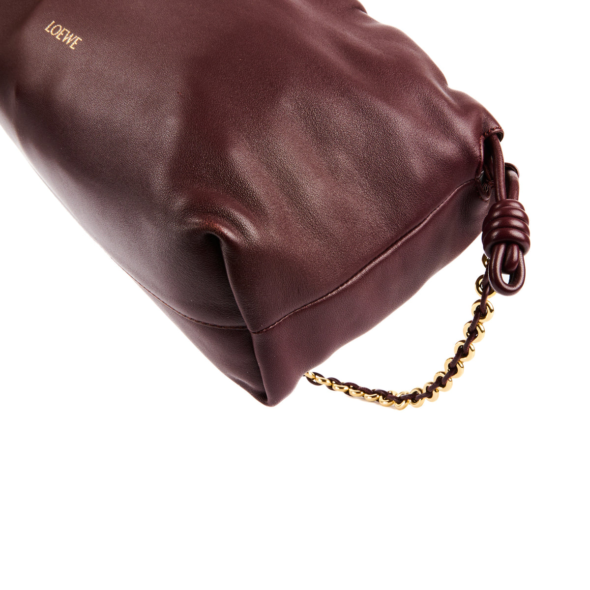 LOEWE - Flamenco Burgundy Leather Crossbody Bag
