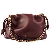 LOEWE - Flamenco Burgundy Leather Crossbody Bag