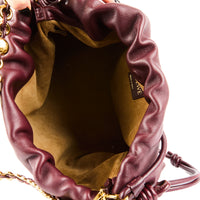 LOEWE - Flamenco Burgundy Leather Crossbody Bag