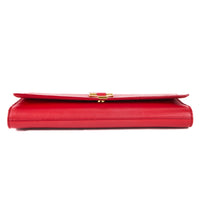 SAINT LAURENT - Red leather Chyc pouch - Pouchbag