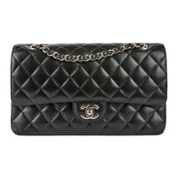 CHANEL - Classic Timeless Crossbody Bag Black Caviar Leather - Handbag
