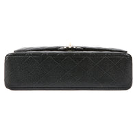 CHANEL - Classic Timeless Crossbody Bag Black Caviar Leather - Handbag
