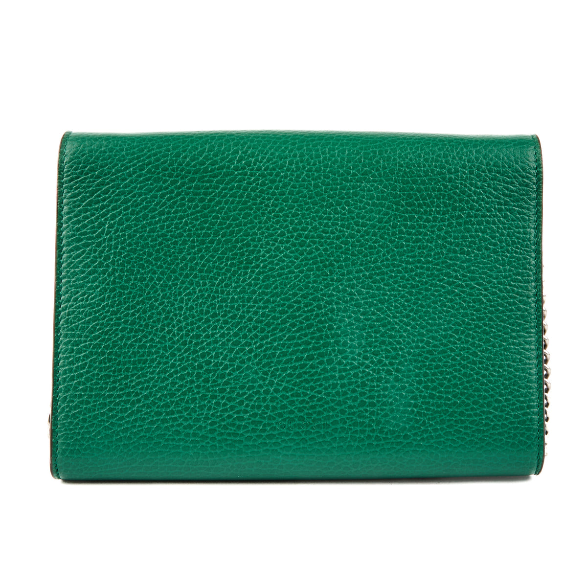 GUCCI - Dionysus Wallet On Chain crossbody bag in green leather - Handbag