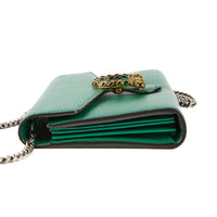 GUCCI - Dionysus Wallet On Chain crossbody bag in green leather - Handbag
