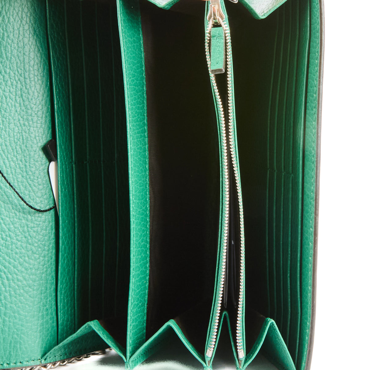 GUCCI - Dionysus Wallet On Chain crossbody bag in green leather - Handbag
