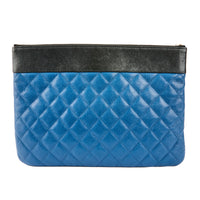 CHANEL - Pochette Logo CC bicolore Matelassée - Pouch HandBag