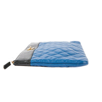 CHANEL - Pochette Logo CC bicolore Matelassée - Pouch HandBag