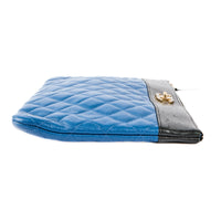 CHANEL - Pochette Logo CC bicolore Matelassée - Pouch HandBag