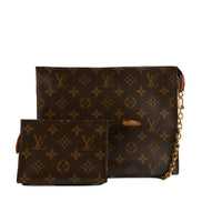 LOUIS VUITTON - Sac à main pochette trousse de toilette toile Monogram on chain - Handbag