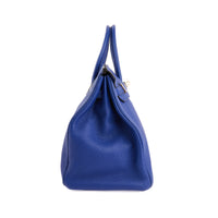 HERMES - Birkin 35 handbag in blue Togo leather - Handbag 