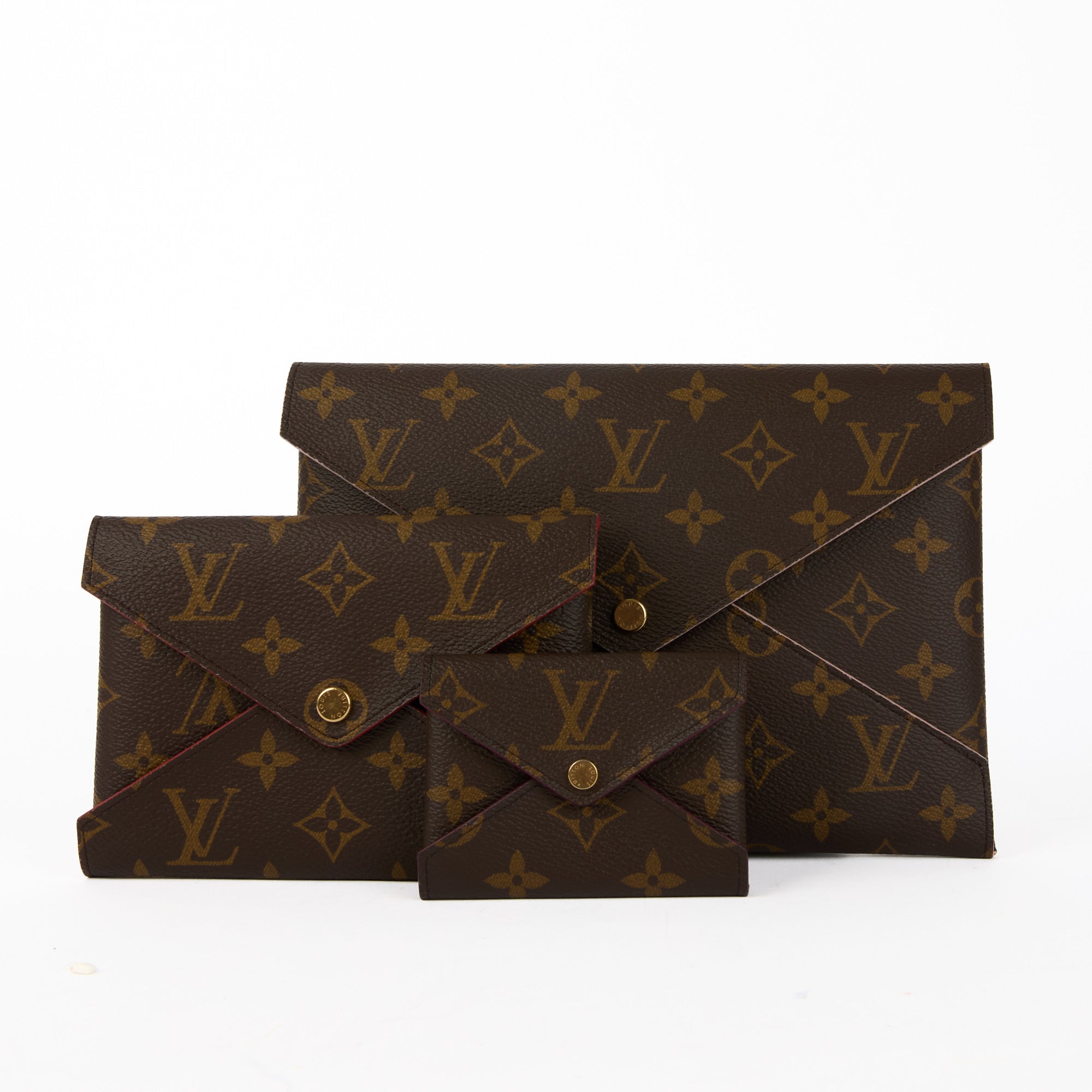 LOUIS VUITTON - Sac lot 3 pochettes Kirigami toile Monogram - Handbag