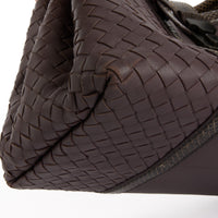 BOTTEGA VENETA - Sac à main Roma cuir Intrecciato python violet - Handbag