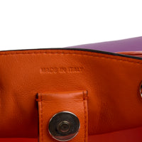 DIOR - Diorissimo Large purple orange leather shoulder bag - Handbag