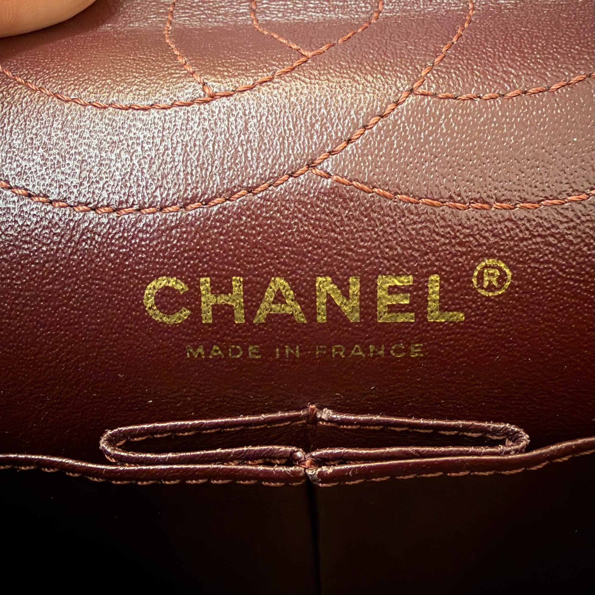 CHANEL - Sac Bandoulière 2.55 Jumbo cuir noir - Handbag