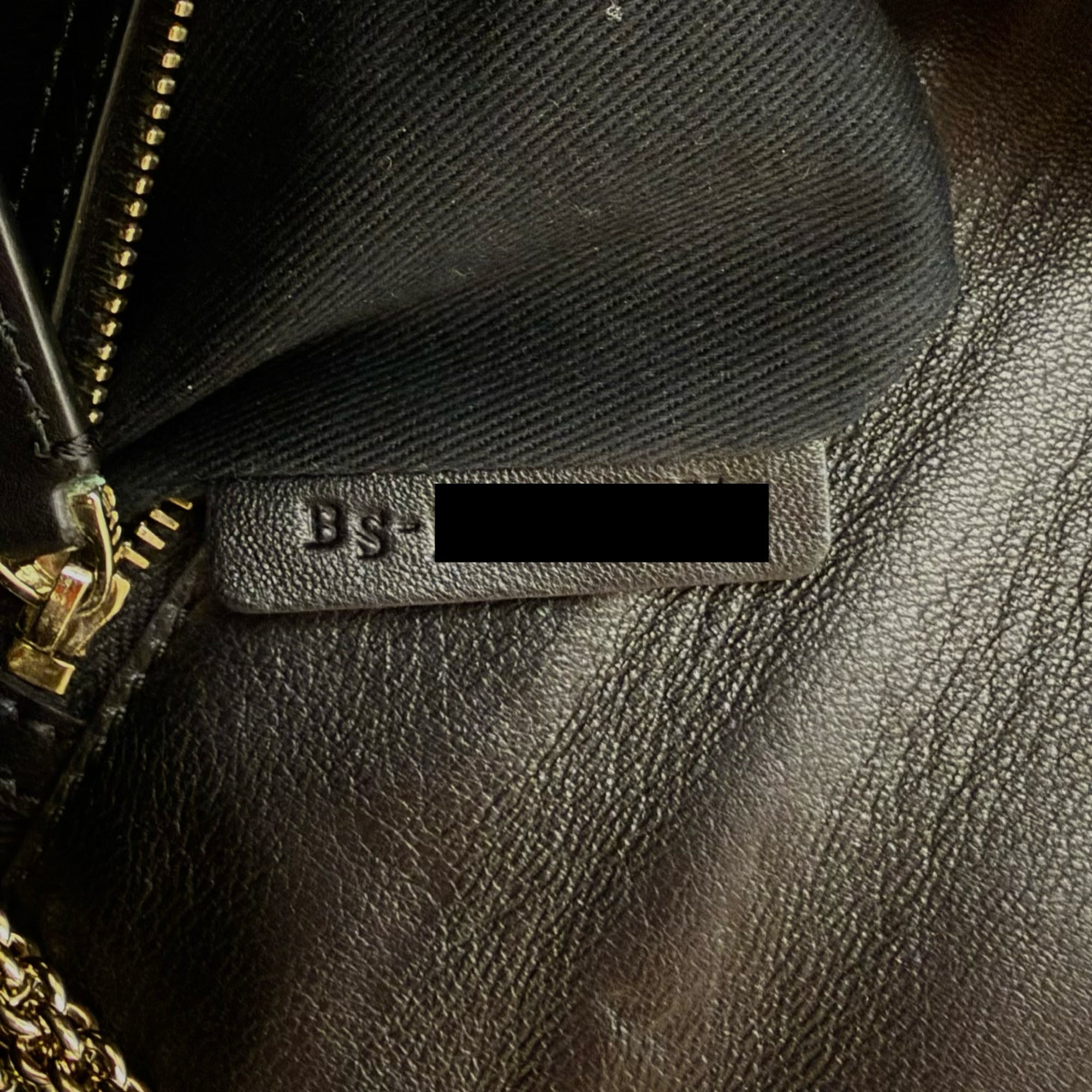 VALENTINO - Sac bandoulière Glamlock cuir python poulain noir - Handbag