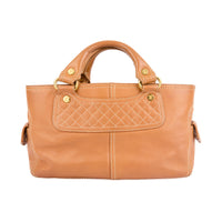 CELINE - Sac à main Boogie cuir beige - Handbag