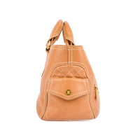 CELINE - Sac à main Boogie cuir beige - Handbag