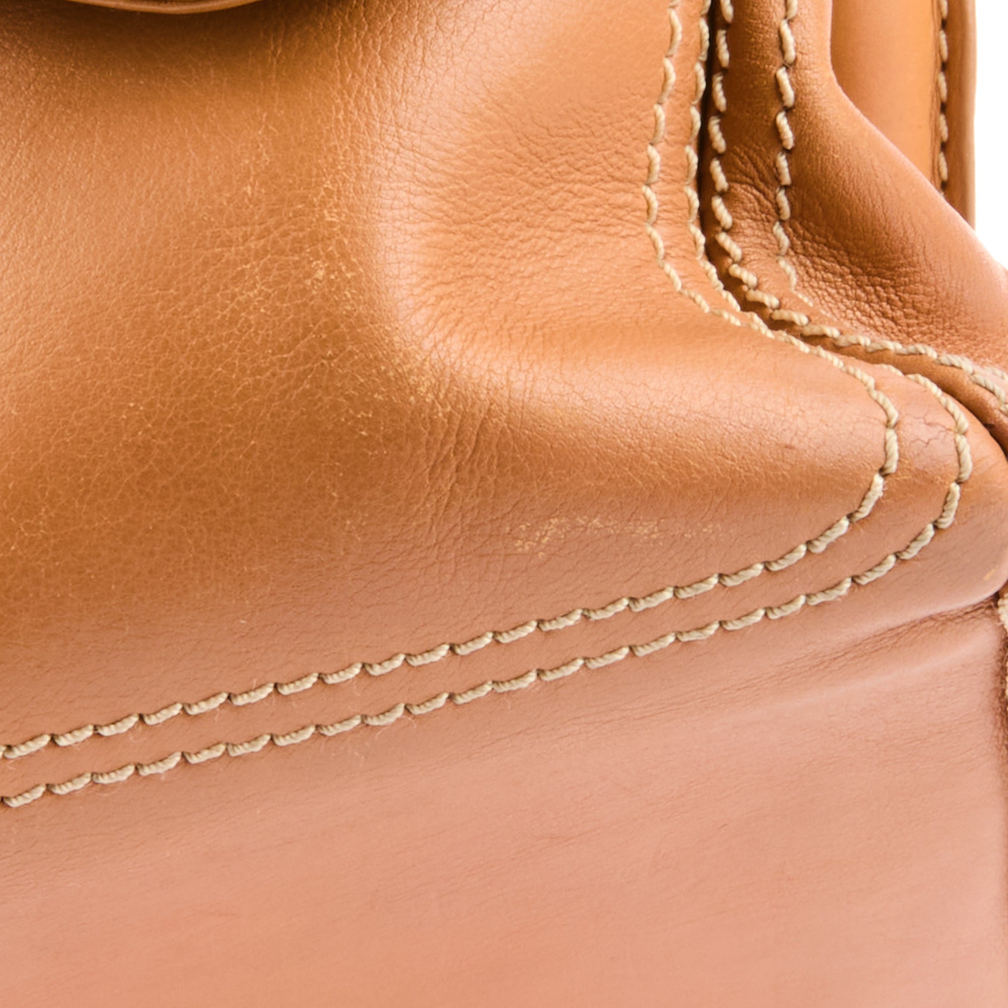 CELINE - Sac à main Boogie cuir beige - Handbag