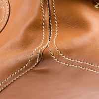CELINE - Sac à main Boogie cuir beige - Handbag