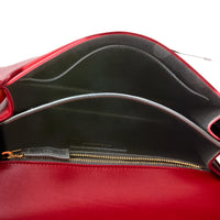 SAINT LAURENT - Sac à main Cassandra cuir rouge - Handbag